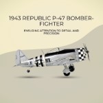 AJ090 1943 Republic P-47 Bomber-Fighter 